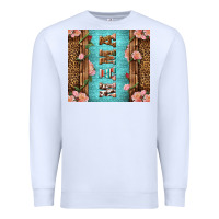 White Western Mama Pink Roses Premium Sweatshirt - LillyAllenDesigns
