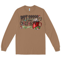 Toasted Coconut hot cocoa and christmas movies Long Sleeve Tee - CowhideDigitalArt