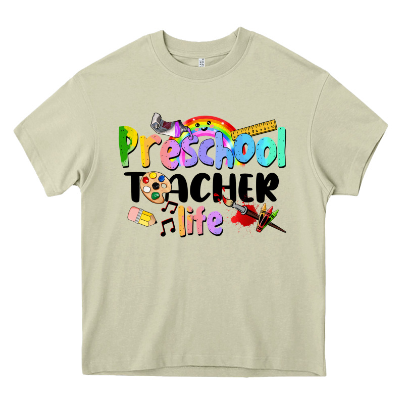 Preschool Teacher Life Heavy Core Tee by LillyAllenDesigns | Teevron