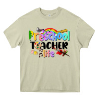 Mossy Preschool Teacher Life Heavy Core Tee - LillyAllenDesigns