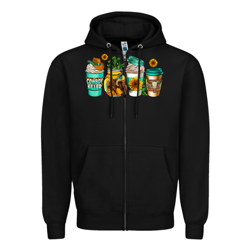Arizona Coffee Cups Zipper Hoodie by AdoDesignShop | Teevron