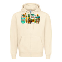 Sandshell arizona coffee cups Zipper Hoodie - AdoDesignShop