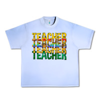 Grape Ice teacher teacher teacher Urban Heavy Tee - texasbilliewilder