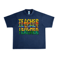 Navy teacher teacher teacher Urban Heavy Tee - texasbilliewilder