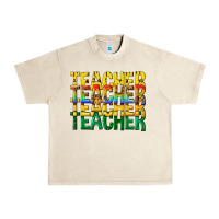 Sandshell teacher teacher teacher Urban Heavy Tee - texasbilliewilder