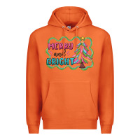 Carrot merry and bright christmas tree Premium Hoodie - MaliasSmallBusiness