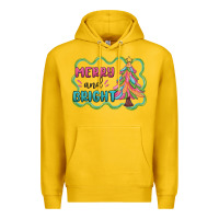 Lemon merry and bright christmas tree Premium Hoodie - MaliasSmallBusiness
