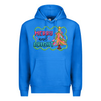 True Royal merry and bright christmas tree Premium Hoodie - MaliasSmallBusiness