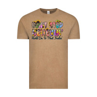 Vintage Coffee don't stop believin' hold on to that feeling Vintage Tee - Zillion Design Studio