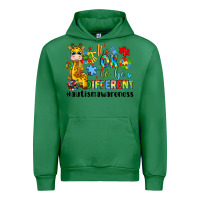 Emerald it s ok to be different giraffe Urban Hoodie - LillyAllenDesigns