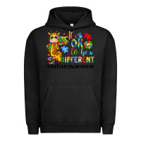 Pigment Black it s ok to be different giraffe Urban Hoodie - LillyAllenDesigns