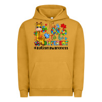 Pigment Peanut Butter it s ok to be different giraffe Urban Hoodie - LillyAllenDesigns