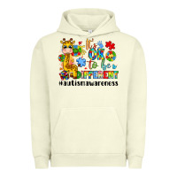 Pigment Pistachio it s ok to be different giraffe Urban Hoodie - LillyAllenDesigns