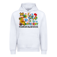 White it s ok to be different giraffe Urban Hoodie - LillyAllenDesigns