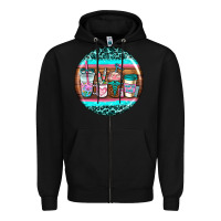 Black nurse car coasters Zipper Hoodie - AdoDesignShop