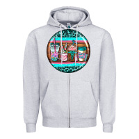 Heather Grey nurse car coasters Zipper Hoodie - AdoDesignShop