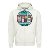 Oatmeal Heather nurse car coasters Zipper Hoodie - AdoDesignShop