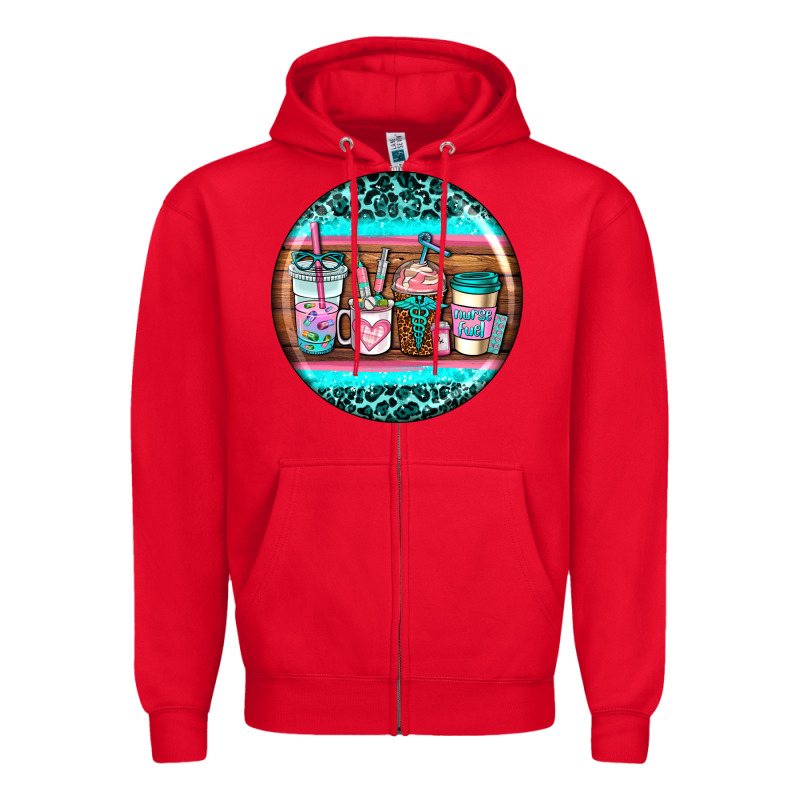 Nurse Car Coasters Zipper Hoodie by AdoDesignShop | Teevron