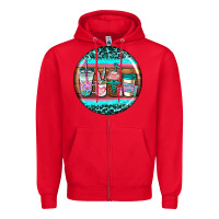 Red nurse car coasters Zipper Hoodie - AdoDesignShop