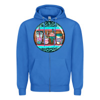 True Royal nurse car coasters Zipper Hoodie - AdoDesignShop