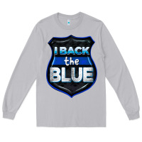 Moon Dust I back the blue 4th of July Long Sleeve Tee - CowGirlArtShop