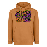 Meerkat halloween leopard bat background Heavyweight Hoodie - AdoDesignShop