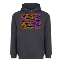 Smoke halloween leopard bat background Heavyweight Hoodie - AdoDesignShop