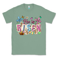 Sage he is risen easter with flowers Classic Tee - Neo Western