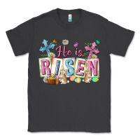 Smoke he is risen easter with flowers Classic Tee - Neo Western