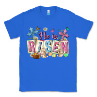 True Royal he is risen easter with flowers Classic Tee - Neo Western