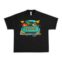 Black teacher truck Urban Heavy Tee - texasbilliewilder