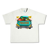 Pistachio teacher truck Urban Heavy Tee - texasbilliewilder