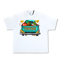 White teacher truck Urban Heavy Tee - texasbilliewilder