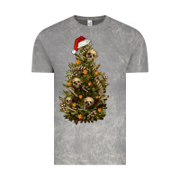 Cloud Rock Skeleton merry christmas tree Vintage Tee - RanaPortraitStore