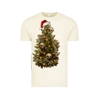Vintage Arctic Skeleton merry christmas tree Vintage Tee - RanaPortraitStore