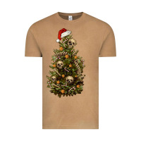 Vintage Camel Skeleton merry christmas tree Vintage Tee - RanaPortraitStore