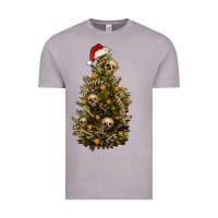 Vintage Zinc Skeleton merry christmas tree Vintage Tee - RanaPortraitStore