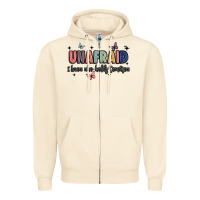 Sandshell unafraid Zipper Hoodie - JahusDesignShop