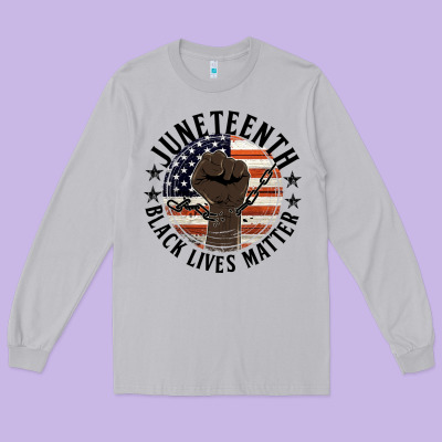 Black Lives Matter Long Sleeve Tee Designed By Hra Design Shop