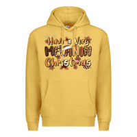 Antique Gold have a very melanin christmas Premium Hoodie - MaliasSmallBusiness