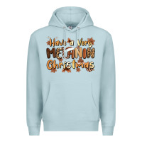 Blue Mist have a very melanin christmas Premium Hoodie - MaliasSmallBusiness
