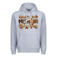 Heather Grey have a very melanin christmas Premium Hoodie - MaliasSmallBusiness