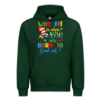 Forest Green why fit in when you were born to stand out Urban Hoodie - LillyAllenDesigns