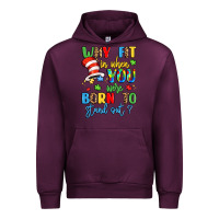 Mauve Wine why fit in when you were born to stand out Urban Hoodie - LillyAllenDesigns