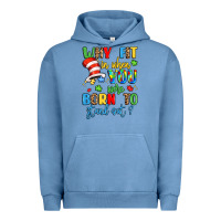 Pigment Pebble Blue why fit in when you were born to stand out Urban Hoodie - LillyAllenDesigns