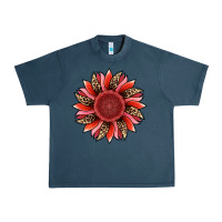 Midnight Navy valentine's day sunflower Urban Heavy Tee - RanaPortraitStore