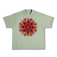 Oil Green valentine's day sunflower Urban Heavy Tee - RanaPortraitStore