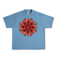 Pebble Blue valentine's day sunflower Urban Heavy Tee - RanaPortraitStore