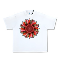 White valentine's day sunflower Urban Heavy Tee - RanaPortraitStore