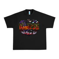 Black halloween nurse life Urban Heavy Tee - BarkalooDesign